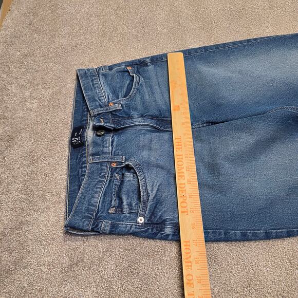 vtg streetwear Grunge Relaxed GAP Denim 90s Loose Straight Leg Jeans sz 6/28L - Picture 7 of 14